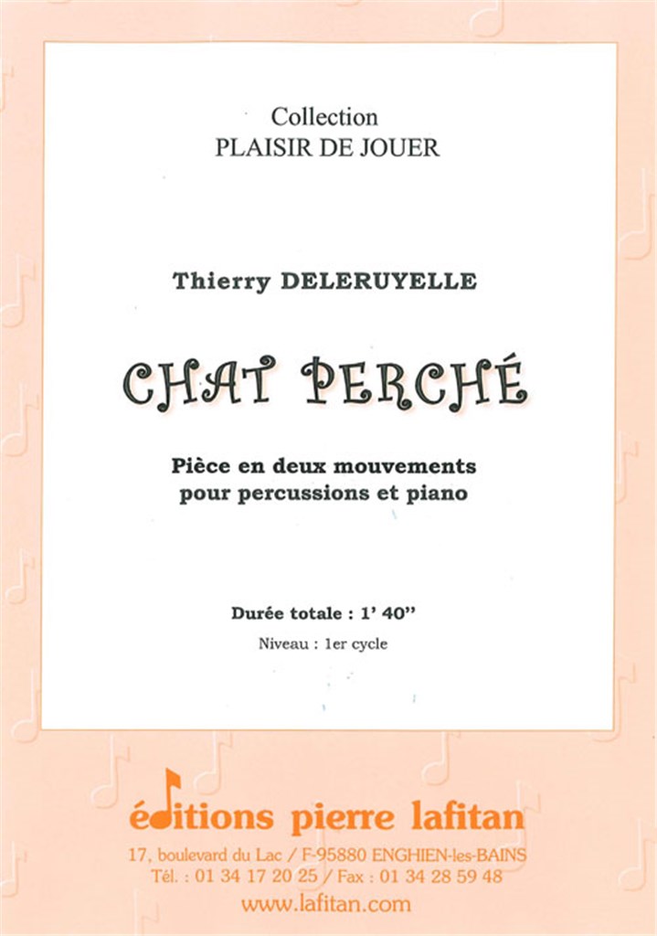 Chat Perché (Pièce En 2 Mouvements)